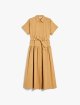 Карамельна сукня Max Mara з бавовняного попліну: фото - Invogue