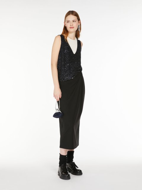 Чорна спідниця WEEKEND MAX MARA : фото 3 - Invogue