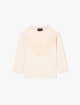 Кремовий джемпер EMPORIO ARMANI KIDS з бавовни: фото - Invogue