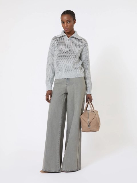 Сірі джинси MAX MARA широкого крою: фото 1 - Invogue