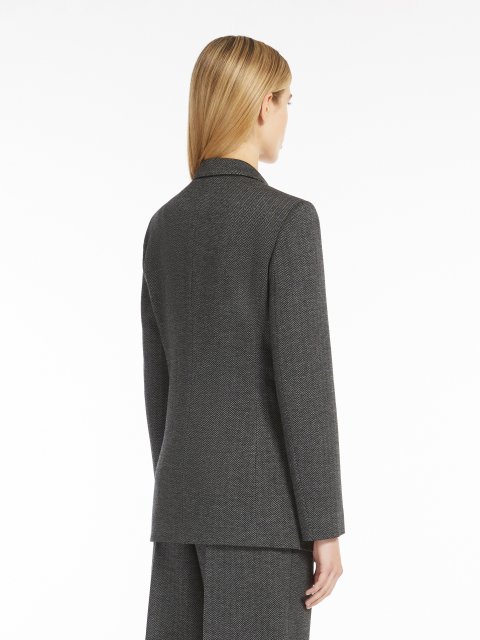 Темно-сірий жакет Max Mara з поясом: фото 2 - Invogue