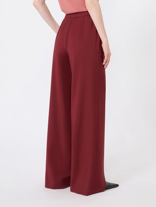 Бордові штани Max Mara з вовни: фото 3 - Invogue