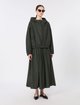 Темно-зеленая плиссированная юбка Max Mara из тафты: фото 1 - Invogue
