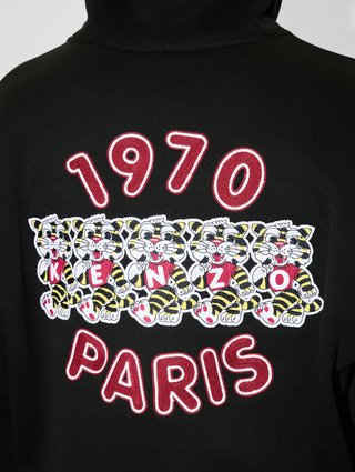 Черное худи Kenzo из хлопка: фото 5 - Invogue