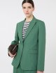 Зелений жакет Weekend Max Mara з бавовни та льону: фото 4 - Invogue