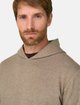 Темно-бежевое худи BOGGI Milano из хлопка и вискозы: фото 4 - Invogue