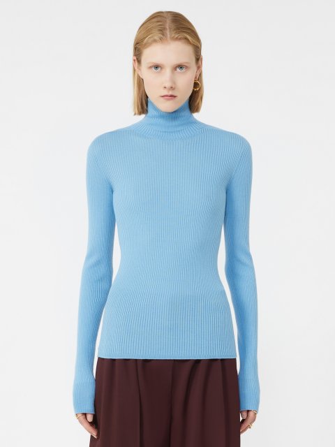 Блакитний гольф SPORTMAX з вовни: фото 2 - Invogue