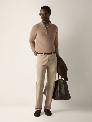 Бежевий светр ZEGNA з кашеміру: фото 2 - Invogue