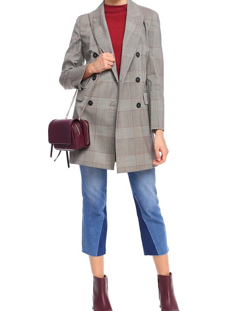 Бордовые сапоги MAX&CO: фото 2 - Invogue