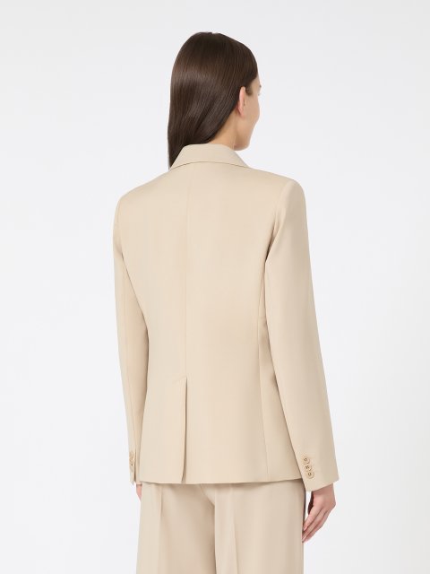 Бежевий жакет WEEKEND MAX MARA з еластичної вовни: фото 3 - Invogue