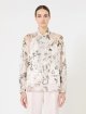 Біла блуза MAX MARA з шовкового шифону: фото 2 - Invogue