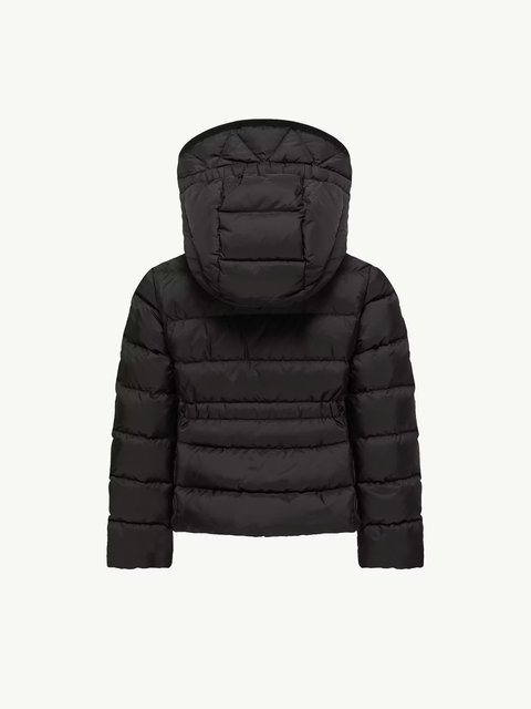 Черный пуховик Moncler с капюшоном - купить на Invogue — арт