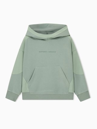 Зелёная кофта Emporio Armani из полиэстера и модала: фото - Invogue