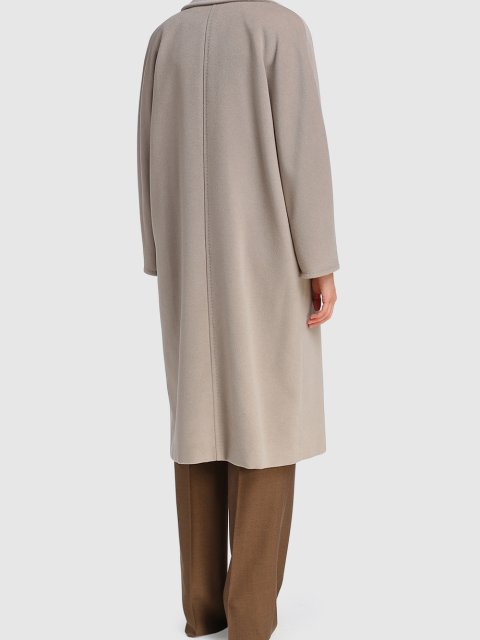 Кремовое пальто MAX MARA из шерсти и кашемира: фото 2 - Invogue