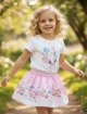 Спідниця Rose Garden Fairy з квітковим принтом Monnalisa: фото 1 - Invogue