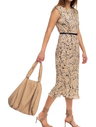 Белое платье MAX MARA: фото 4 - Invogue