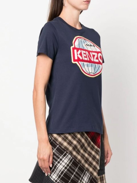 Синяя футболка KENZO: фото 1 - Invogue