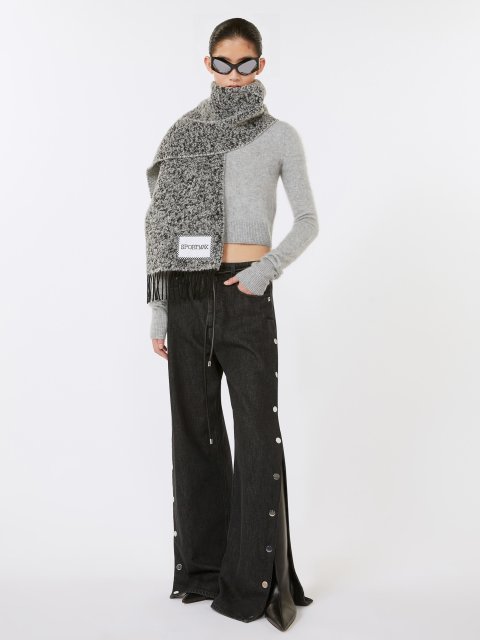 Чорні джинси SPORTMAX з бавовни: фото 1 - Invogue