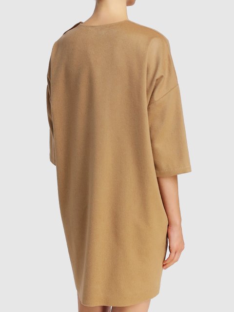 Бежевое платье MAX MARA: фото 3 - Invogue