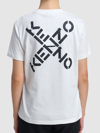 Белая футболка KENZO: фото 4 - Invogue