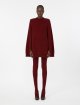 Бордова сукня MAX MARA з вовни та кашеміру: фото 2 - Invogue