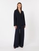 Темно-синій жакет MAX MARA з віскозного крепу: фото 1 - Invogue
