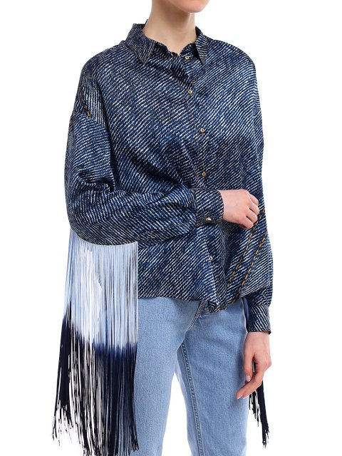 Синя сорочка VERSACE JEANS COUTURE : фото 5 - Invogue