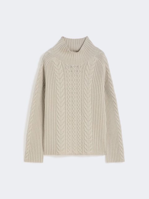 Бежевий светр MAX MARA з вовни та кашеміру: фото - Invogue
