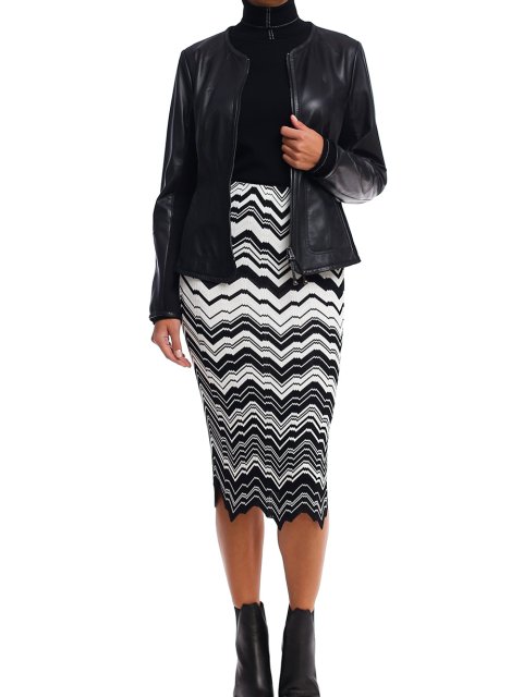 Чорна куртка MARC CAIN : фото 3 - Invogue