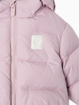 Сиреневая куртка Emporio Armani из полиэстера: фото 2 - Invogue