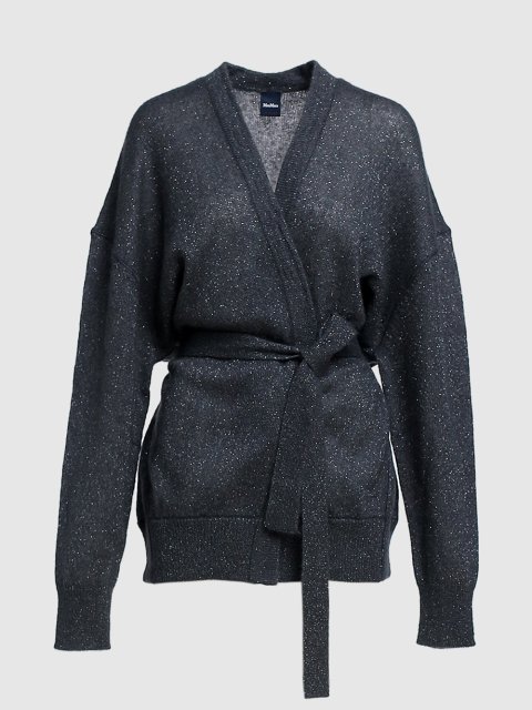 Тёмно-серый кардиган MAX MARA: фото - Invogue
