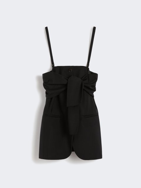Чорний топ MAX MARA з вовни: фото - Invogue
