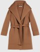 Темно-бежевое пальто MAX MARA из шерсти и кашемира: фото - Invogue
