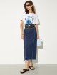 Біла футболка Max&Co з вишитим логотипом з бавовни: фото 1 - Invogue