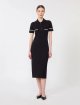Темно-синя сукня MAX MARA з суміші віскози: фото 1 - Invogue