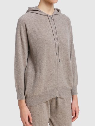 Бежевый кардиган MAX MARA: фото 3 - Invogue