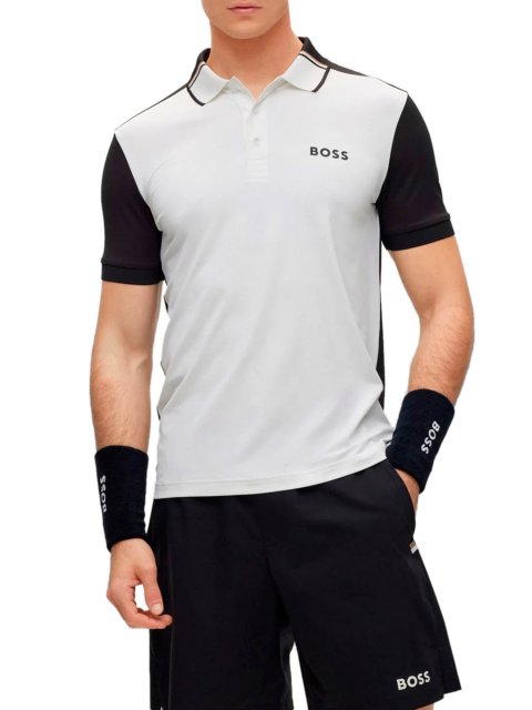 Біле поло BOSS : фото 1 - Invogue