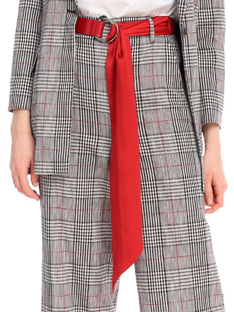 Красный ремень MARELLA: фото 2 - Invogue