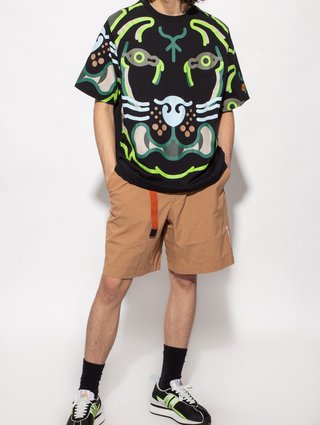 Жёлтые шорты KENZO: фото 3 - Invogue