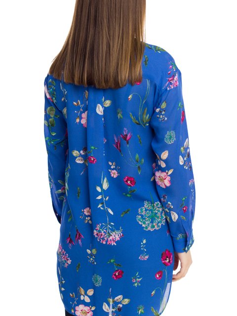 Бирюзовая рубашка MAX&CO: фото 6 - Invogue