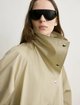 Бежевый тренч Toteme из хлопка: фото 5 - Invogue
