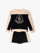 Блакитна кофта, шорти MONCLER ENFANT: фото - Invogue