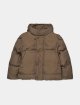 Коричневая куртка DSQUARED KID из хлопка: фото - Invogue