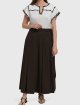 Коричневая юбка MARINA RINALDI: фото 1 - Invogue