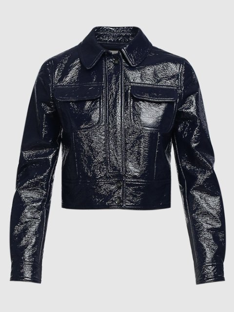 Тёмно-синяя куртка I BLUES: фото - Invogue