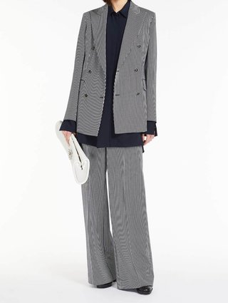 Сині брюки MAX MARA : фото 3 - Invogue