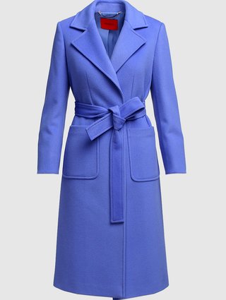 Синее  пальто MAX&CO: фото - Invogue