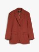 Теракотовий жакет WEEKEND MAX MARA з вовни: фото - Invogue