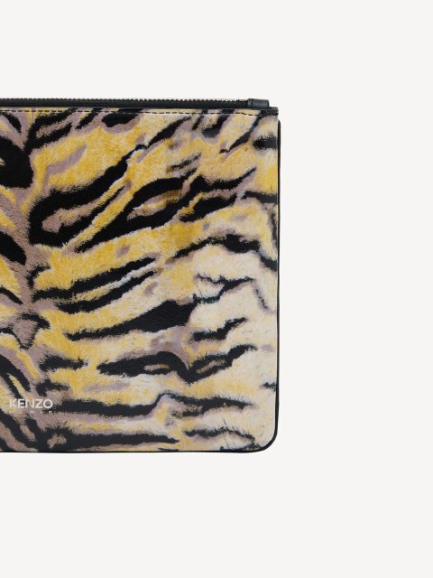Портмоне з тигровим принтом Kenzo зі шкіри: фото 2 - Invogue