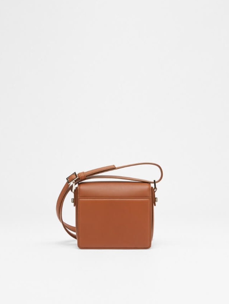 Коричневая сумка MAX MARA: фото 2 - Invogue
